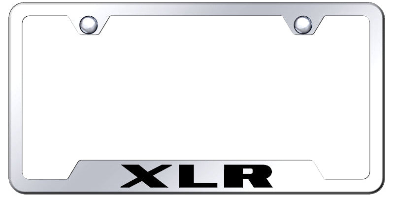 XLR Cut-Out Frame - Laser Etched Mirrored