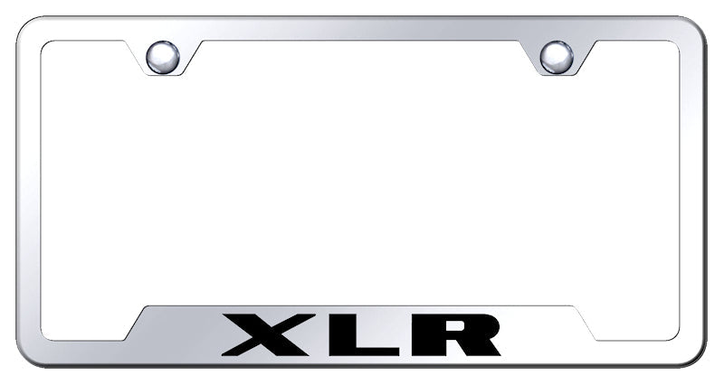 XLR Cut-Out Frame - Laser Etched Mirrored