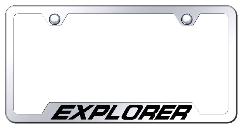 Explorer Cut-Out Frame - Laser Etched Mirrored