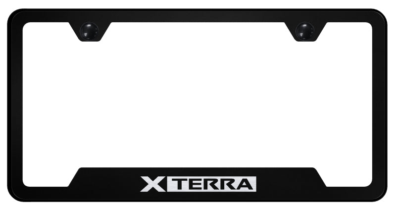 Xterra Cut-Out Frame - Laser Etched Black