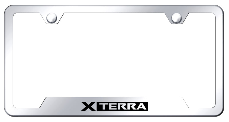 Xterra Cut-Out Frame - Laser Etched Mirrored