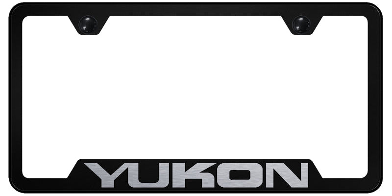 Yukon Cut-Out Frame - Laser Etched Black