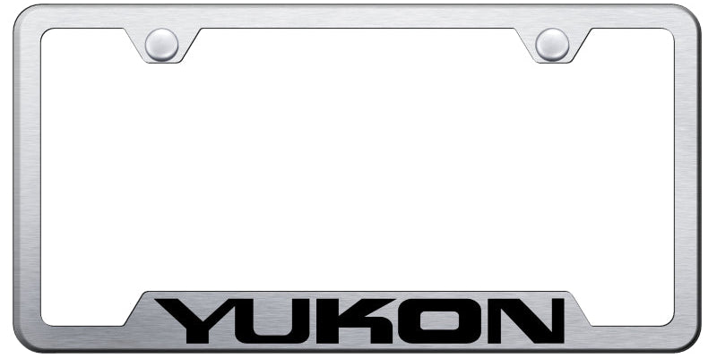 Yukon Cut-Out Frame - Laser Etched Brushed