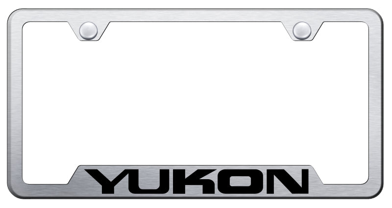 Yukon Cut-Out Frame - Laser Etched Brushed