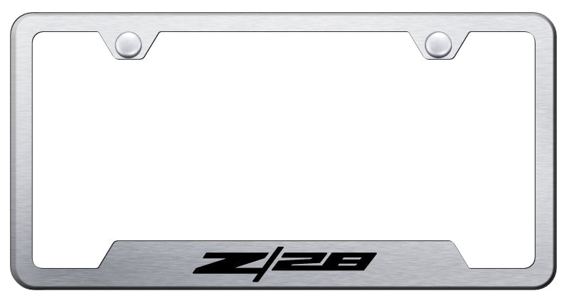 Z28 Cut-Out Frame - Laser Etched Brushed