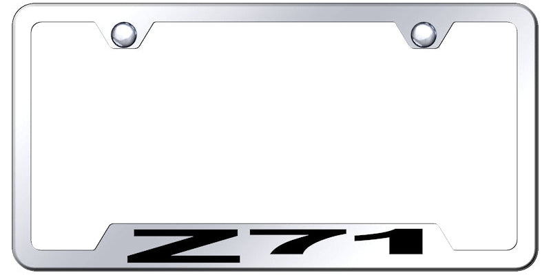 Z71 Cut-Out Frame - Laser Etched Mirrored