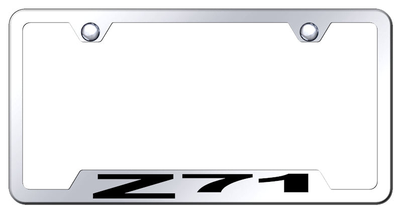 Z71 Cut-Out Frame - Laser Etched Mirrored