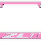 ZL1 Cut-Out Frame - Laser Etched Pink