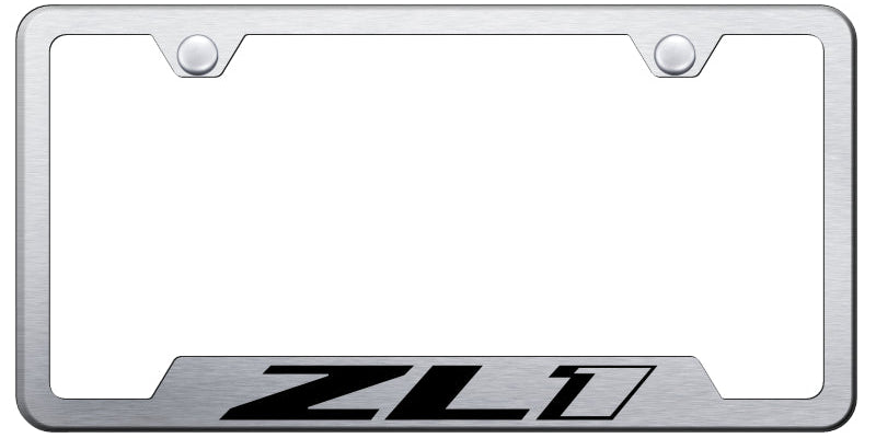 ZL1 Cut-Out Frame - Laser Etched Brushed