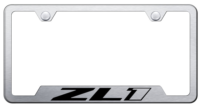 ZL1 Cut-Out Frame - Laser Etched Brushed