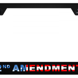Patriotic 2nd Amendment PC Notched Frame - UV Print on Black