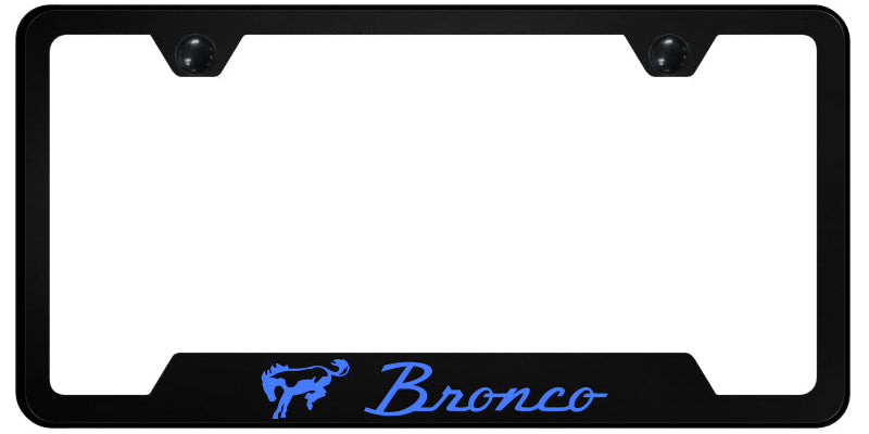 Bronco Blue PC Notched Frame - UV Print on Black