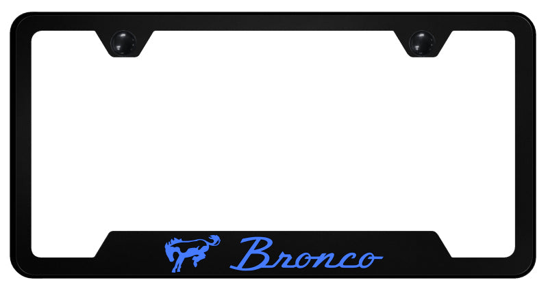 Bronco Blue PC Notched Frame - UV Print on Black