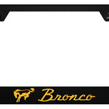 Bronco Orange PC Notched Frame - UV Print on Black