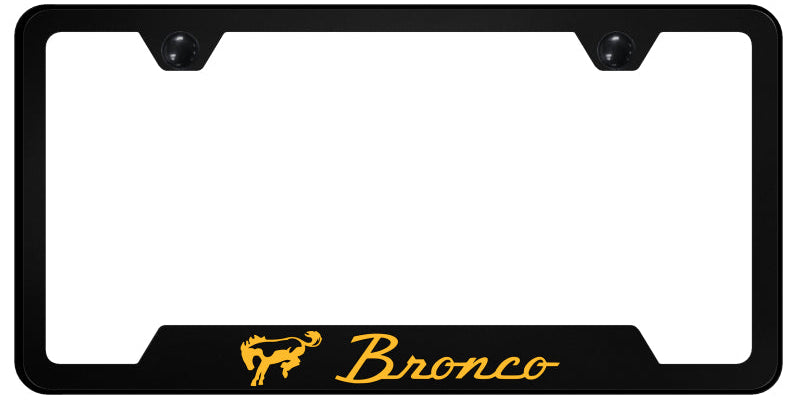 Bronco Orange PC Notched Frame - UV Print on Black