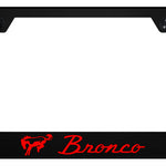 Bronco Red PC Notched Frame - UV Print on Black