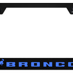 Bronco 2020 Blue PC Notched Frame - UV Print on Black