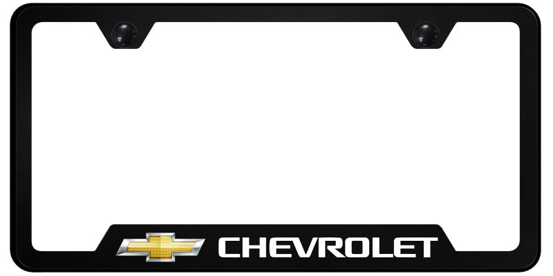 Chevrolet PC Notched Frame - UV Print on Black