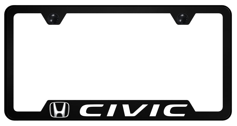 Civic PC Notched Frame - UV Print on Black