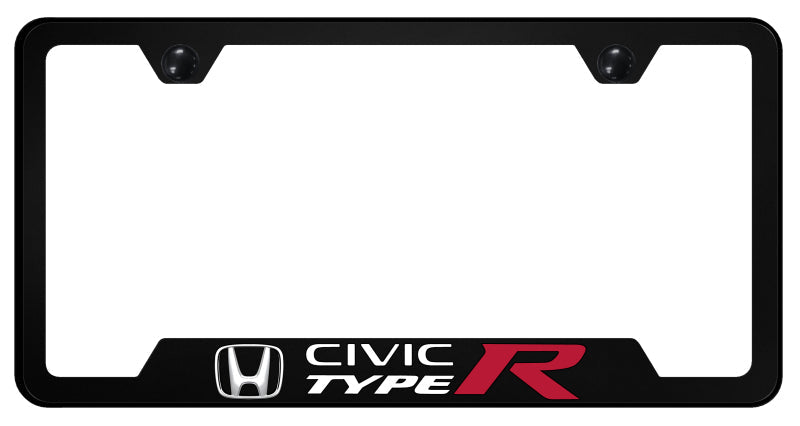 Civic Type R PC Notched Frame - UV Print on Black