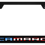 Camaro Flag PC Notched Frame - UV Print on Black