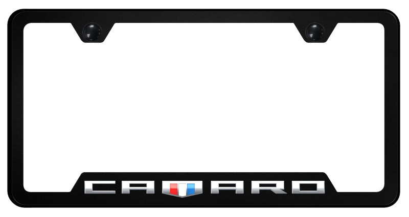 Camaro Shield PC Notched Frame - UV Print on Black