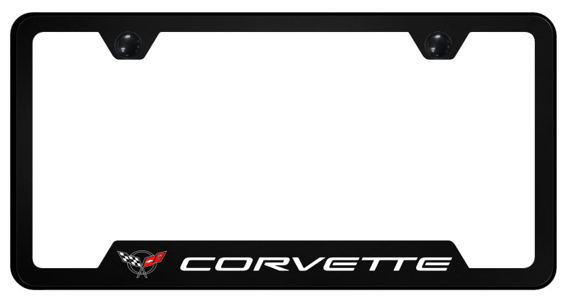 Corvette C5 PC Notched Frame - UV Print on Black