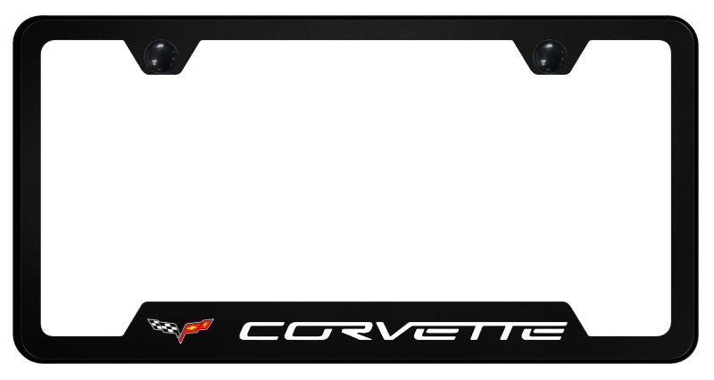 Corvette C6 PC Notched Frame - UV Print on Black