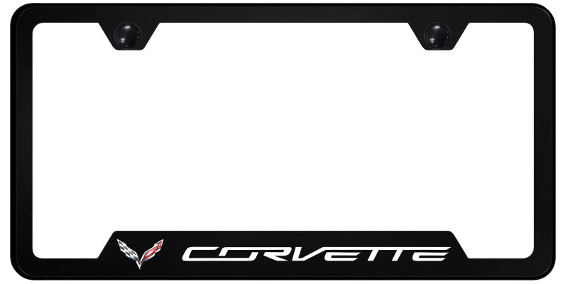 Corvette C7 PC Notched Frame - UV Print on Black