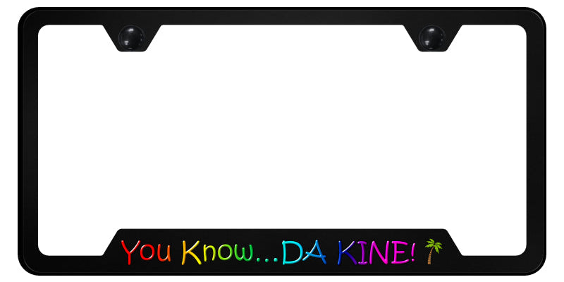 DA KINE PC Notched Frame - UV Print on Black