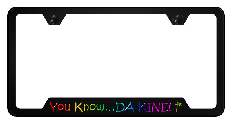 DA KINE PC Notched Frame - UV Print on Black