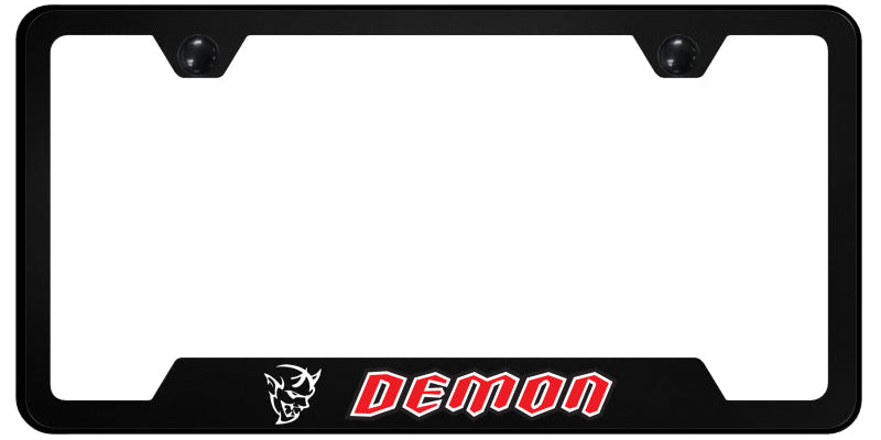 Demon PC Notched Frame - UV Print on Black