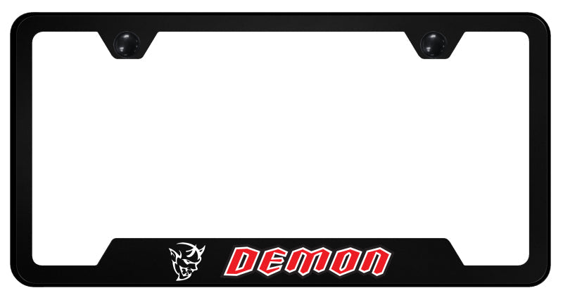 Demon PC Notched Frame - UV Print on Black