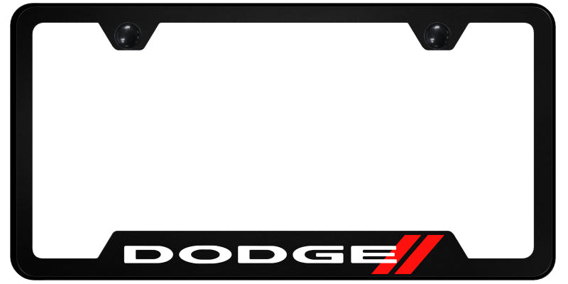 Dodge Stripe PC Notched Frame - UV Print on Black