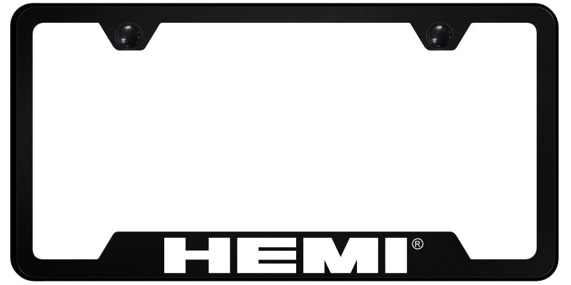 Hemi PC Notched Frame - UV Print on Black