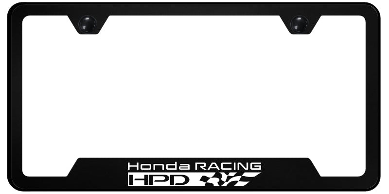 Honda Racing HPD PC Notched Frame - UV Print on Black