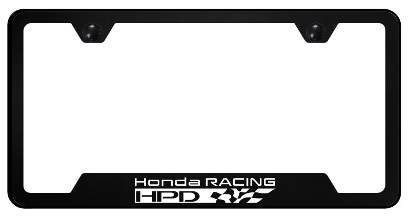 Honda Racing HPD PC Notched Frame - UV Print on Black