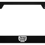 Jeep Grill PC Notched Frame - UV Print on Black