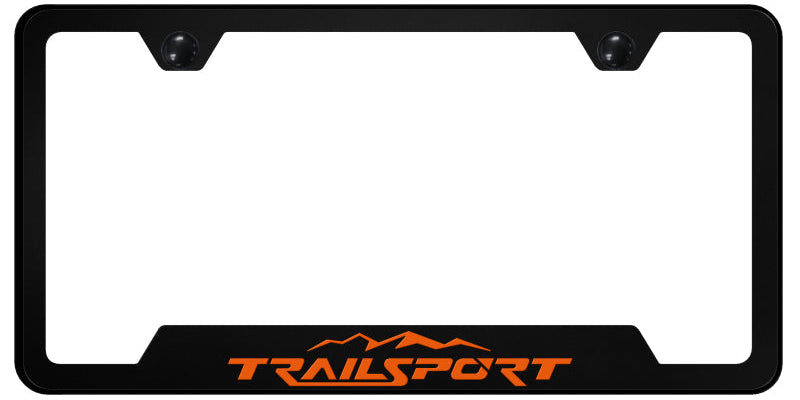 TrailSport Orange PC Notched Frame - UV Print on Black