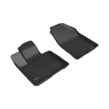 All-Weather Custom-Fit Floor Mats for Hyundai Tucson 2022-2025 with Non-Slip Backing - Black - 1st Row