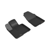 All-Weather Custom-Fit Floor Mats for Hyundai Santa Cruz 2022-2025 with Non-Slip Backing - Black - 1st Row