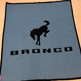 Ford Bronco Blanket Cotton Throw - Made in the USA