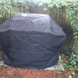 BBQ Grill Cover (Waterproof Black Professional Grade)