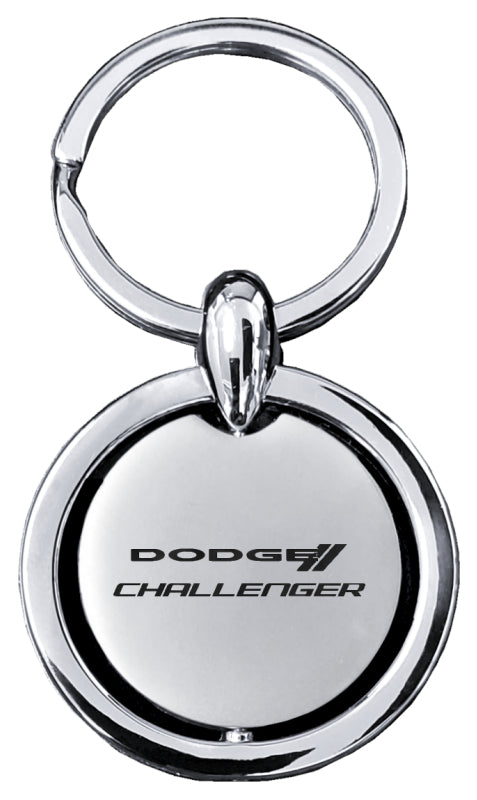 Dodge Challenger Revolver Key Fob - Silver