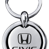 Honda Civic Revolver Key Fob - Silver