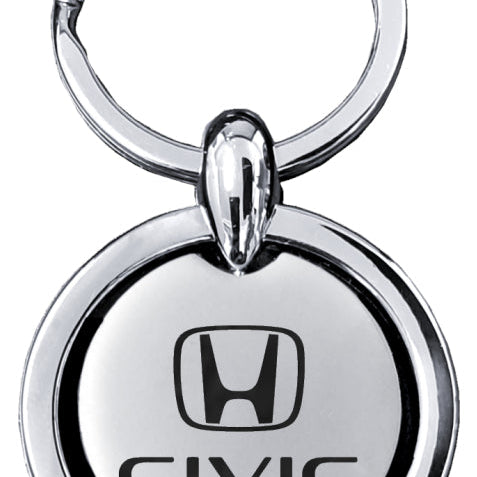 Honda Civic Revolver Key Fob - Silver