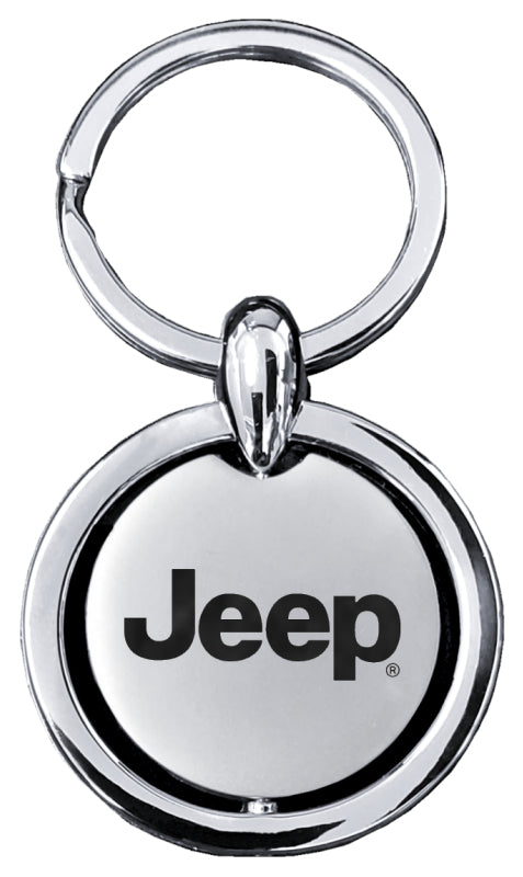 Jeep Revolver Key Fob - Silver