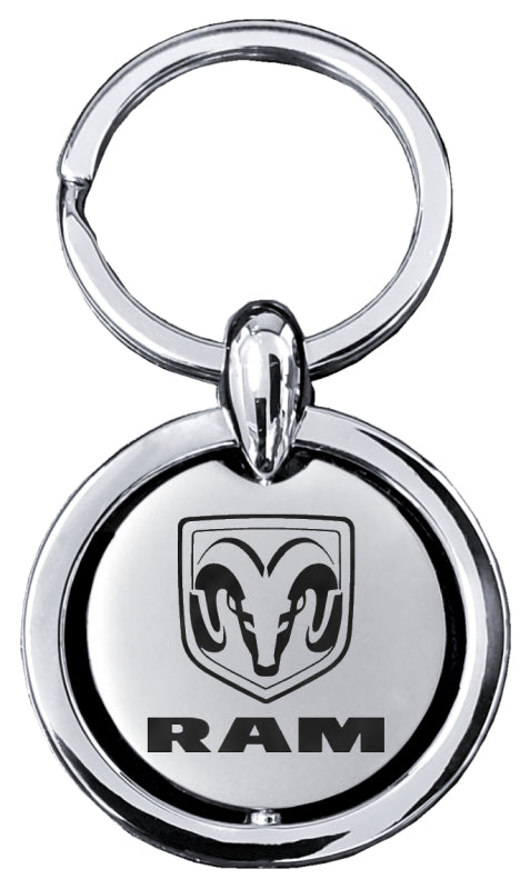 Ram Revolver Key Fob - Silver