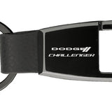 Dodge Challenger Premier Carabiner Key Fob - Black Pearl