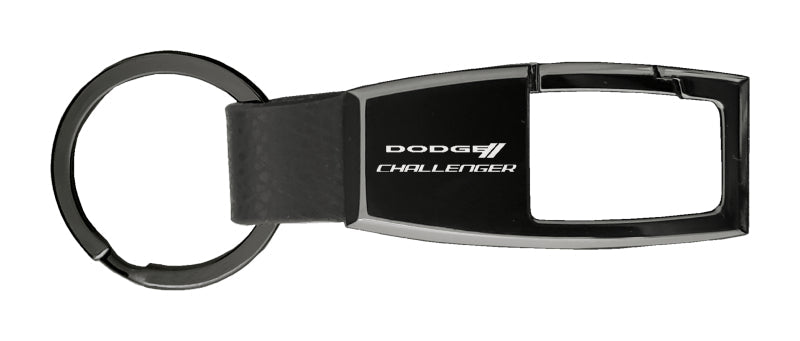 Dodge Challenger Premier Carabiner Key Fob - Black Pearl